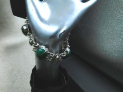 silver malachite bracelet b